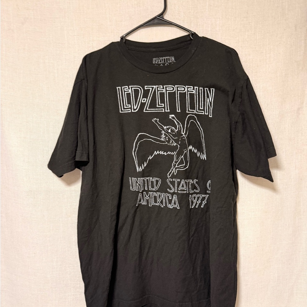 Led Zeppelin Black Short Sleeve Tee